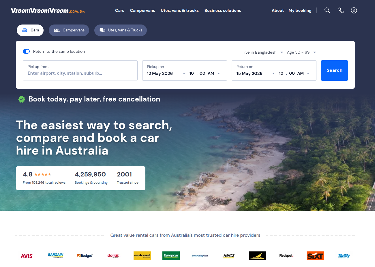Car Booking Engine